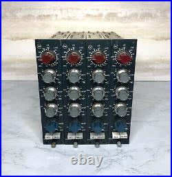 1075 Mic / Line Preamp Module with 3-Band EQ (Set of 4 Modules)