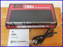 1 DBX 286S Mic Pre-Amp Processor Rack Mount Original Box & Paperwork Minty Cond