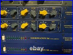 2 Chandler Limited Germanium Preamps and PSU-1 Power Supply. Cables included