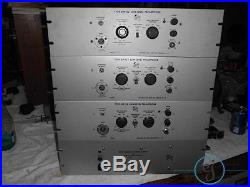 3 Tektronix Tube Preamps 122 with 125 Regulated Supply