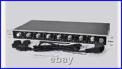 8 Channels Microphone Amplifier Mic Preamp Preamplifier 48V Phantom Power In
