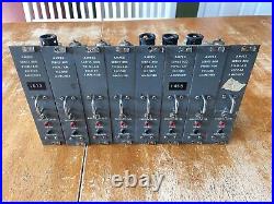8 x AMPEX SERIES 800 PWM/AM RECORD AMPLIFIER TUBES PREAMP MODULES FROM CONSOLE