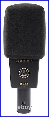 AKG C414 XLII Studio Condenser Microphone+Presonus Tube Mic Preamp Channel Strip