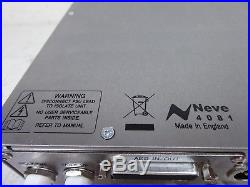 AMS Neve 4081 Quad Mic-Pre mint hardly used comes installed with Digital I/O Opt
