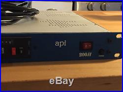 API 212L MICROPHONE PREAMP MIC PRE and 225L Compressor / Limiter Channel Strip
