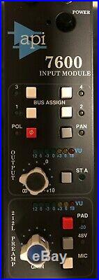 API Audio 7600 Channel Strips Build your own side car 10 channels available
