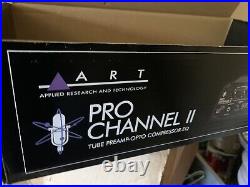 ART Pro Channel II Microphone Preamp/Compressor/EQ Professional Tube Based