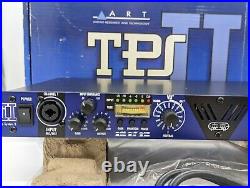 ART TPS II Wide Frequency Response 2-Channel Tube Preamplifier System, Blue