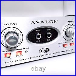 AVALON DESIGN U5 Class A Instrument DI Pre-Amp Silver 68547 With Power Cable
