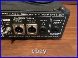 AVALON DESIGN U5 DI Preamp Direct box Hi-Z input adopted From Japan used