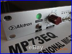 Alctron MP73EQ Microphone Preamp & EQ, like new (1073 style) No. 1 of 2
