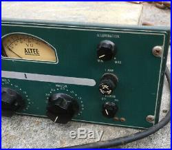 Altec 1567A Mixer Amplifier Tube Mic Preamp VU meter USA