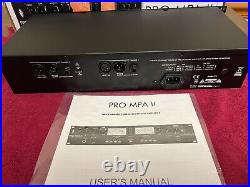 Art PROMPAII Dual Channel Tube Microphone Preamplifier Black