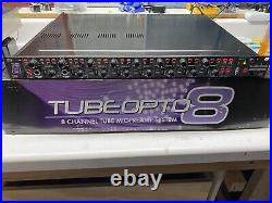 Art Pro Audio Tube Opto 8, 8-channel Microphone preamp & Optical interface. Adat