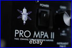 Art Pro MPA II Two Channel Tube Mic Preamp Low hours