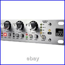 Audient ASP800 8-Channel Microphone Preamp, ADC WithHMX & IRON Enhancement LN