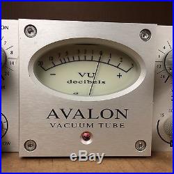 Avalon 737 VT737SP Vacuum Tube Channel Strip Bad High Mid EQ
