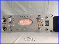 Avalon AD2022 2-channel Pure Class A Microphone Preamp with DI's Pro Audio