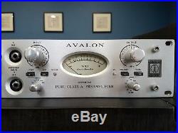 Avalon AD 2022 Dual-Channel Class-A Mic Preamp, Excellent Condition