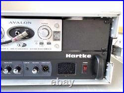 Avalon Design U5 Pre-Amp And Hartke LH1000 Bass Amplifiers 100V AC withRack Case