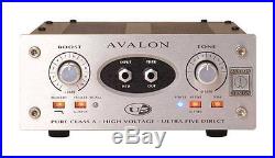 Avalon Design U5 Single-Channel High-Voltage Instrument DI Preamp New
