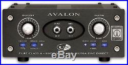Avalon Design U5 Single-Channel Instrument DI Preamp Black NEW