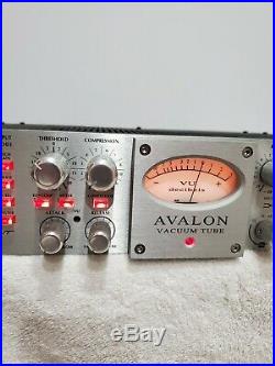 Avalon Design VT-737 SP Class A Tube Channel Strip Mic Preamp Eq Compressor