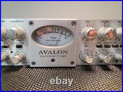 Avalon Design VT-737 SP Vacuum Tube Channel Strip VT737 Compressor Mic Preamp EQ