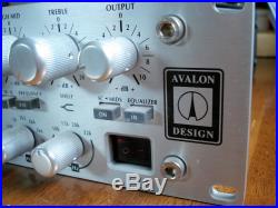 Avalon VT-737 SP VT737SP Tube Channel Strip Mic Preamp NEVER USED