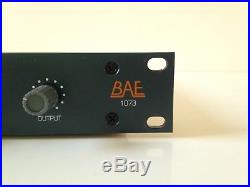 BAE 1073 Mic Preamp + EQ withPower Supply Perfect Condition Neve style Sound