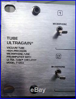 Behringer T1953 Tube Ultragain Microphone Preamp Rack Mount
