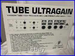 Behringer Vintager T1953 Vacuum Tube UltraGain Mic Line PreAmp PreAmplifier
