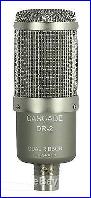 CASCADE DR-2 Double Ribbon Microphone Front Logo Slightly Off Center