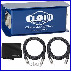 Cloud Microphones Cloudlifter 1-Channel Mic Activator + 2 XLR Mic Cables + Cloth