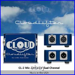 Cloud Microphones Cloudlifter 2-Channel Mic Activator + 2 Cables + Cable Ties