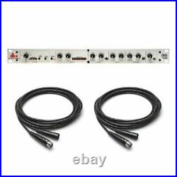 DBX 286S Preamplifier Channel Strip Mic Pre Amp with 2x 25' XLR Cables NEW