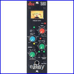 Dbx 580 Microphone/Instrument Solid State Single Channel Mic Preamp VU Meter