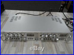 Dbx 586 DUAL VACUUM TUBE PREAMP Stereo Pre-Amp & Parametric EQ Excellent