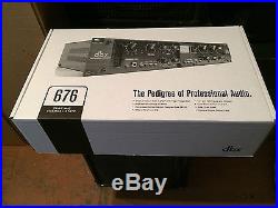 Dbx 676 Tube Microphone Preamplifier Channel Strip/mic pre amp/in box //ARMENS