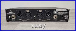 Dbx 760X Stereo Microphone Preamplifier / Preamp Wired Black Double-Half Rack