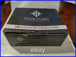 Dual 2 CH Inline Microphone Booster Preamp Dynamic Ribbon Signal Activator MB-2