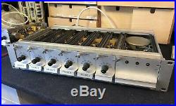 Ex BBC AM9/19 Mic Preamplifier Rack. 6 Channels and Psu. Rare 1970s Neve Style
