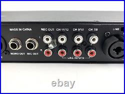 Factor SPA-12 Professional Pre-Amp Channel Mixer 12-In/5-Out 1U Rackmount