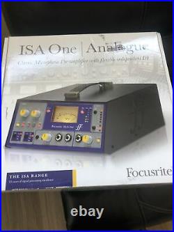 Focusrite ISA One Classic Single Channel Mic Pre Analog Microphone Preamp ISA1