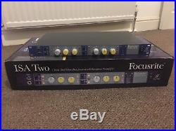 Focusrite ISA TWO Dual Channel Microphone Pre Amp EXCELLENT CONDITION