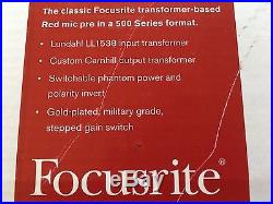 Focusrite Red 1 500 Series Mic Preamp-Microphone Preamplifier