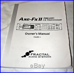 Fractal Audio Axe FX II Digital Preamp and Multi-Effects Processor