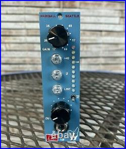Hairball Audio Lola 500 Series Mic Preamp Module With Hardy 990C+ OpAmps Upgrade