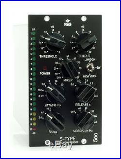 IGS Audio S-Type Stereo Mix Bus Compressor (API 500 Series) + 2 Blank Panels
