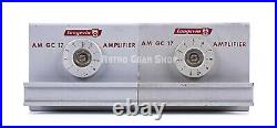 Langevin AM GC 17 Mic Preamps Stereo Pair #2 Vintage Rare AM17 PSU Serviced
